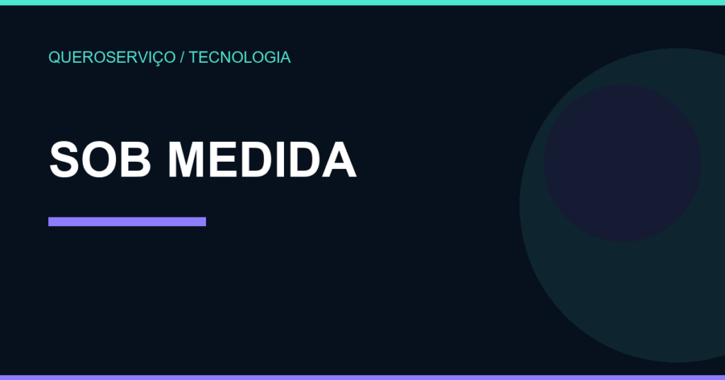 Imagem destaque sobre sistema sob medida ou planilha