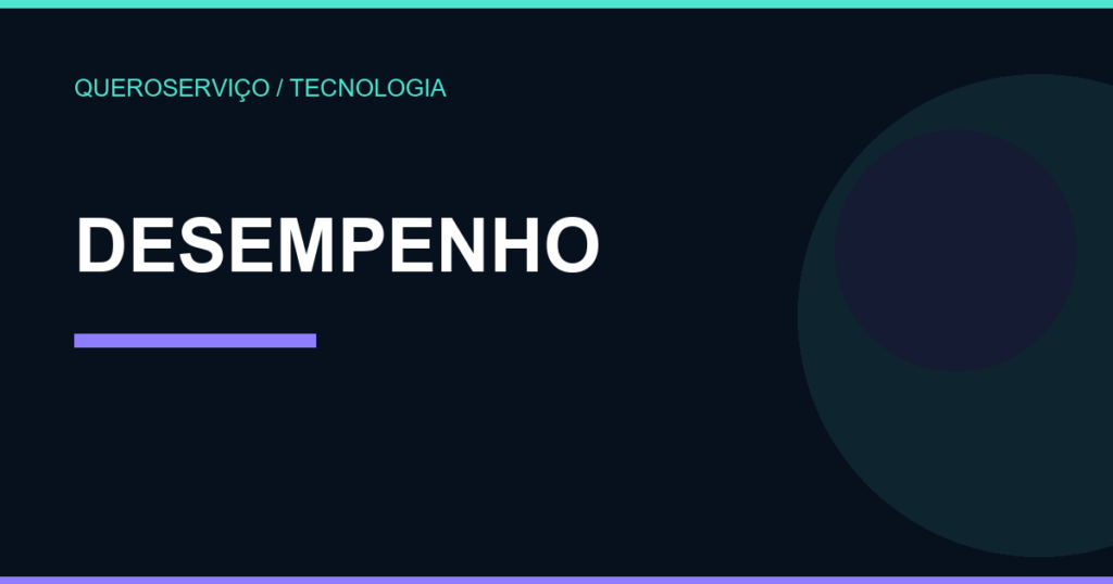 Imagem destaque sobre desempenho de site